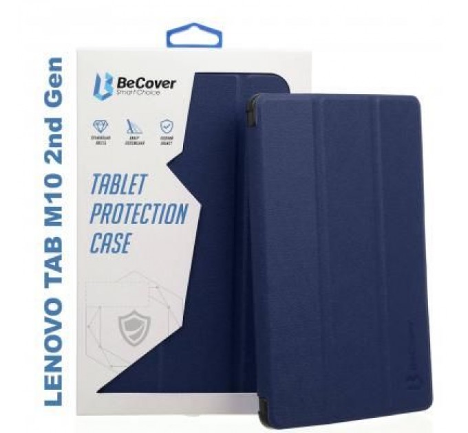 BeCover Чохол до планшета BeCover Smart Case Lenovo Tab M10 TB-X306F HD (2nd Gen) Deep Blue (705628)