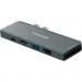 Canyon Порт-реплікатор Canyon 1*Type C PD100W+2*HDMI+1*USB3.0+1*USB2.0+1*SD+1*TF (CNS-TDS05B)