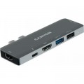 Canyon Порт-реплікатор Canyon 1*Type C PD100W+2*HDMI+1*USB3.0+1*USB2.0+1*SD+1*TF (CNS-TDS05B)