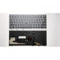 HP Клавіатура ноутбука HP EliteBook 830 G5 черная с серебр рамкой ТП и подсв (A46156)