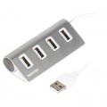 Maxxter Концентратор Maxxter USB 2.0 Type-A 4 ports silver (HU2A-4P-01)