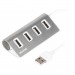 Maxxter Концентратор Maxxter USB 2.0 Type-A 4 ports silver (HU2A-4P-01)