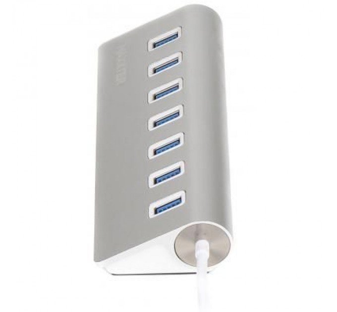 Maxxter Концентратор Maxxter USB 3.0 Type-A 7 ports silver (HU3A-7P-01)