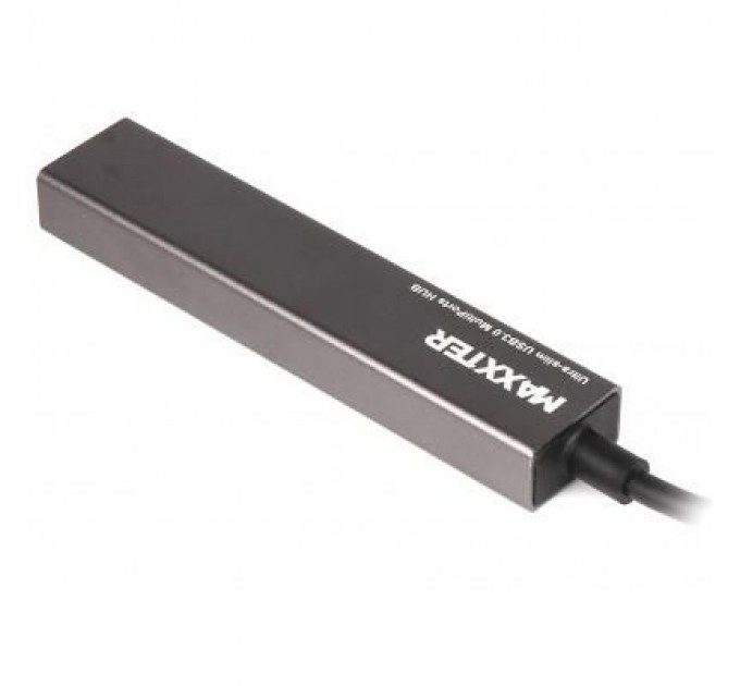 Maxxter Концентратор Maxxter USB 3.0 Type-C 4 ports grey (HU3С-4P-02)
