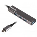 Maxxter Концентратор Maxxter USB 3.0 Type-C 4 ports grey (HU3С-4P-02)