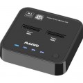 Maiwo Док-станція для накопичувачів Maiwo 2*SATA M.2 SSD Key B/B+M USB 3.1 Gen1 Type-C (K3016SG1)