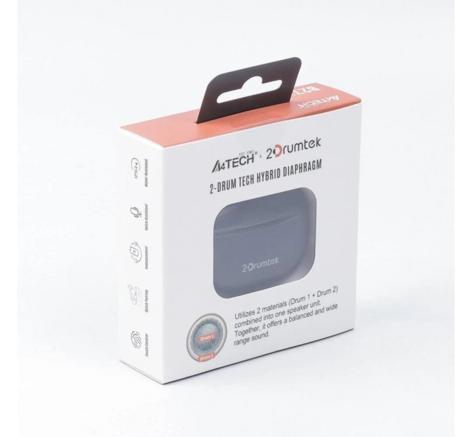 A4Tech Bluetooth-гарнитура A4Tech B27 Ash Grey