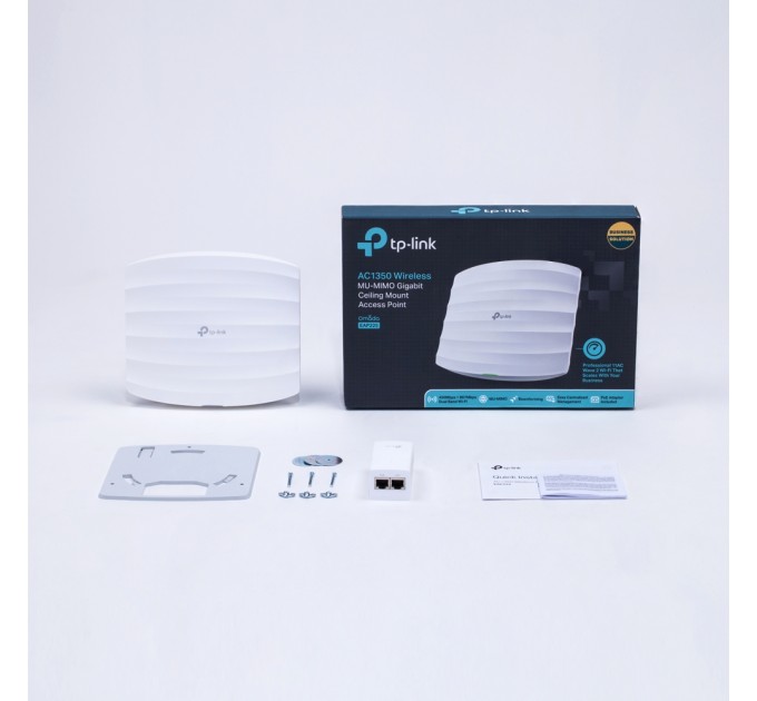 TP-Link Точка доступа TP-Link EAP225 V5 (AC1350, 1х1Гбит, PoE, 2.4GHz: 3x4dBi, 5GHz: 2x5dBi)