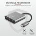 Trust Концентратор Trust Dalyx 3-in-1 Multiport USB-C (23772)