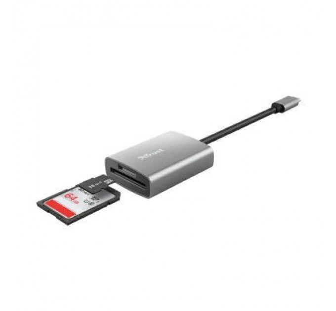 Trust Зчитувач флеш-карт Trust Dalyx Fast USB-С Card reader (24136)