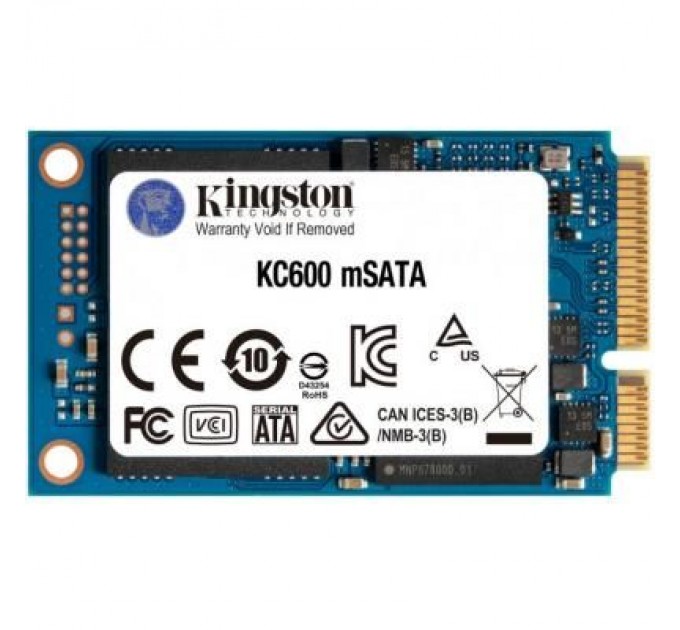 Kingston Накопичувач SSD mSATA 256GB Kingston (SKC600MS/256G)
