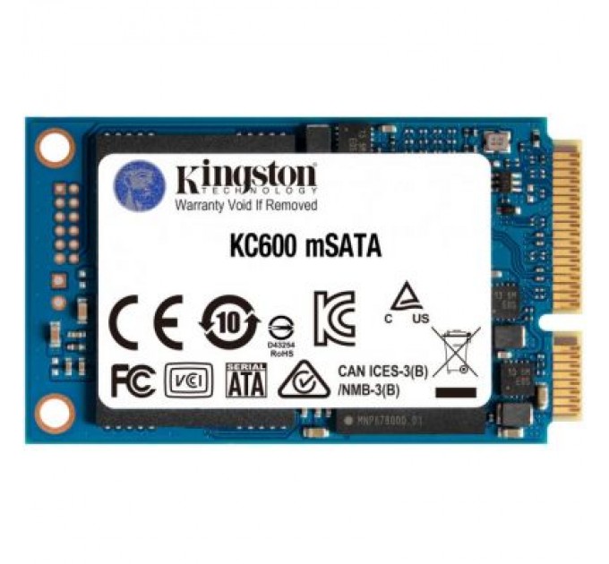 Kingston Накопичувач SSD mSATA 512GB Kingston (SKC600MS/512G)