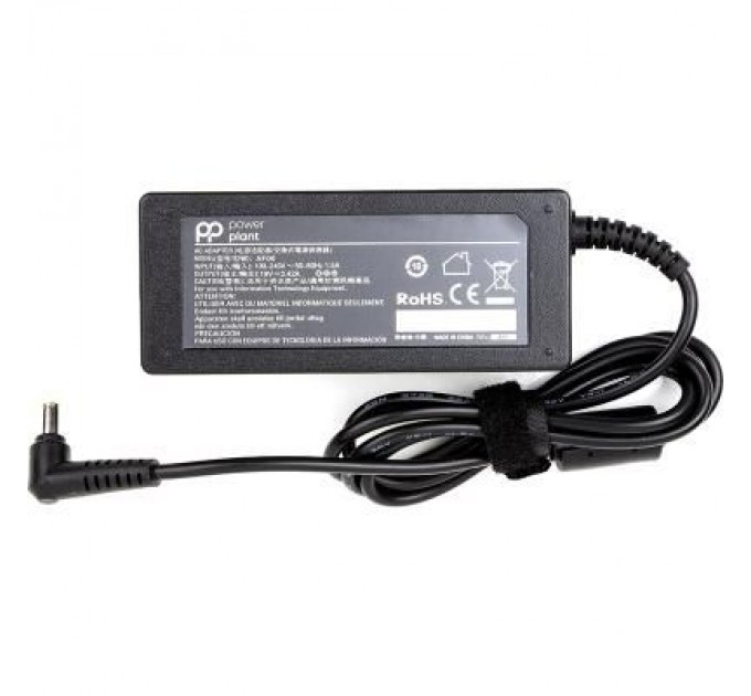 PowerPlant Блок живлення до ноутбуку PowerPlant ACER 220V, 19V 65W 3.24A (5.5*1.7) (AC65F5517)