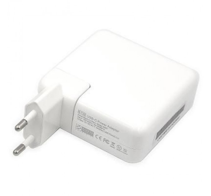 PowerPlant Блок живлення до ноутбуку PowerPlant APPLE 220V, 20V 61W (USB Type-C) (AP61HCUSB)