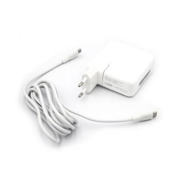 PowerPlant Блок живлення до ноутбуку PowerPlant APPLE 220V, 20V 61W (USB Type-C) (AP61HCUSB)