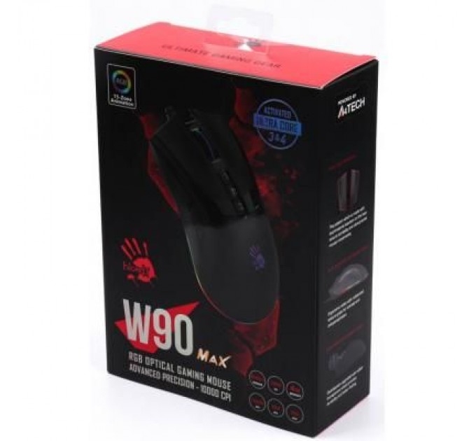 A4Tech Мишка A4Tech Bloody W90 Max Stone black