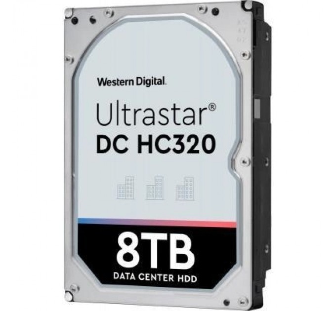 WESTERN DIGITAL ULTRASTAR Накопитель HDD 3.5" SATA 8.0TB WD Ultrastar DC HC320 7200rpm 256MB (0B36404)