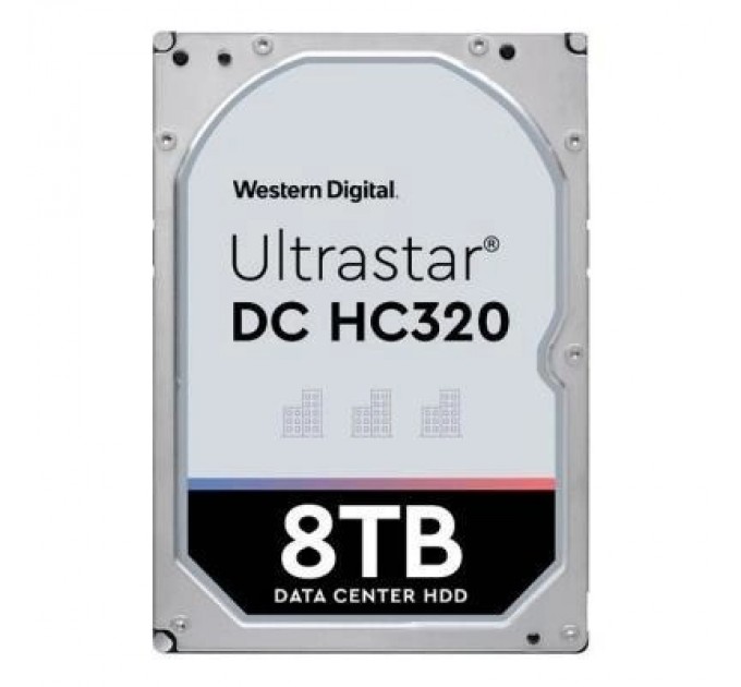 WESTERN DIGITAL ULTRASTAR Накопитель HDD 3.5" SATA 8.0TB WD Ultrastar DC HC320 7200rpm 256MB (0B36404)