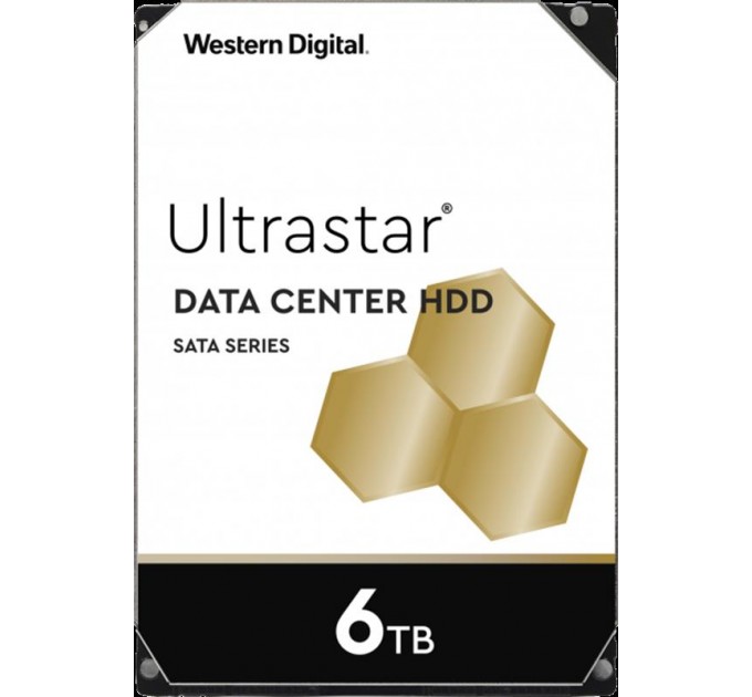 WESTERN DIGITAL ULTRASTAR Накопитель HDD SATA 6.0TB WD Ultrastar DC HC310 7200rpm 256MB (0B36039)