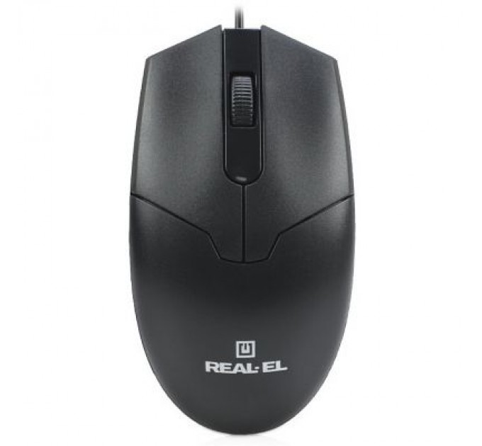 REAL-EL Мишка REAL-EL RM-208 USB Black