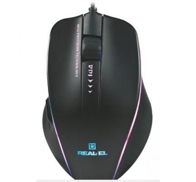 REAL-EL Мишка REAL-EL RM-747 Black