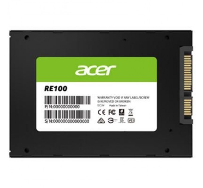 Acer Накопичувач SSD 2.5" 1TB RE100 Acer (BL.9BWWA.109)