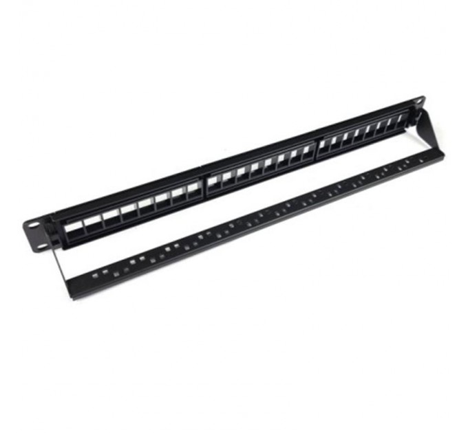 Eserver Патч-панель модульная EServer 19" 1U 24 порта, UTP, кат.5е (WT-2040A) без модулей