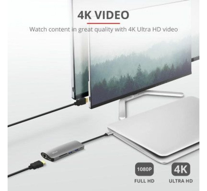 Trust Концентратор Trust DALYX 7-IN-1 USB-C ALUMINIUM (23775_TRUST)