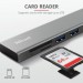 Trust Концентратор Trust HALYX FAST 3USB+CARD READER USB-C ALUMINIUM (24191_TRUST)