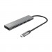 Trust Концентратор Trust HALYX FAST 3USB+CARD READER USB-C ALUMINIUM (24191_TRUST)