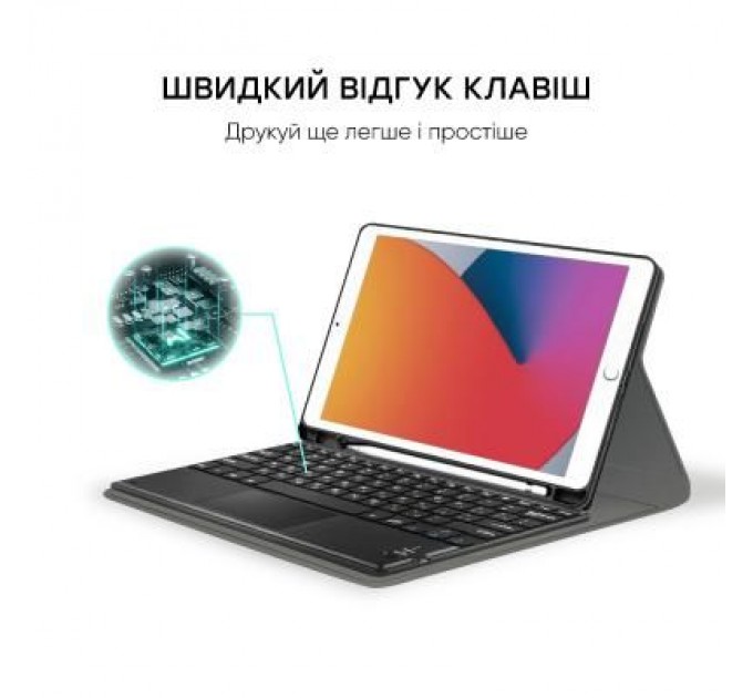 AirOn Чохол до планшета AirOn Premium iPad 10.2" 2019/2020/2021 7/8/9th Gen Air 3 Kbd+Tch (4822352781058)