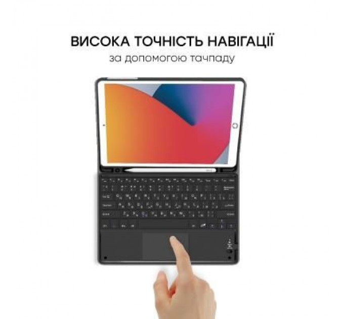 AirOn Чохол до планшета AirOn Premium iPad 10.2" 2019/2020/2021 7/8/9th Gen Air 3 Kbd+Tch (4822352781058)