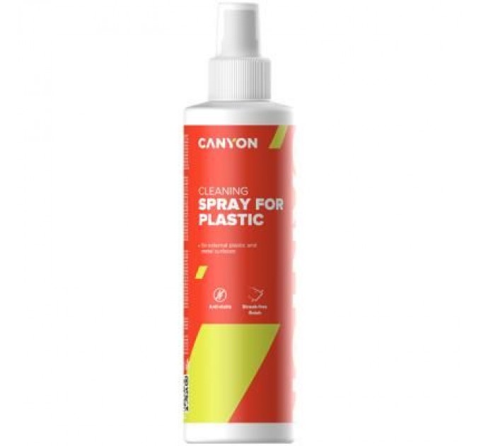 Canyon Спрей для очищення Canyon Plastic Cleaning Spray, 250ml (CNE-CCL22)