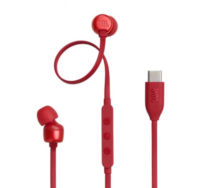 JBL Навушники JBL Tune 310C USB-C Red (JBLT310CRED)