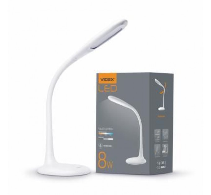 Videx Настільна лампа Videx LED 8W 3000-5500K 220V (VL-TF03W)