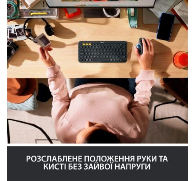 Logitech Мишка Logitech Ergo M575 Wireless Trackball Graphite (910-005872)