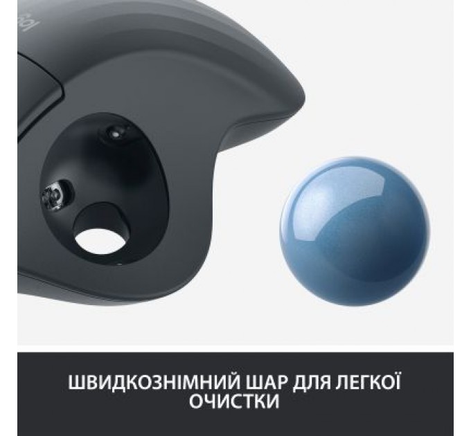 Logitech Мишка Logitech Ergo M575 Wireless Trackball Graphite (910-005872)
