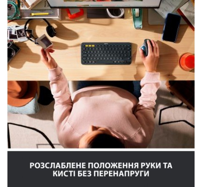 Logitech Мишка Logitech Ergo M575 Wireless Trackball Off-white (910-005870)