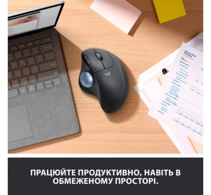 Logitech Мишка Logitech Ergo M575 Wireless Trackball Off-white (910-005870)