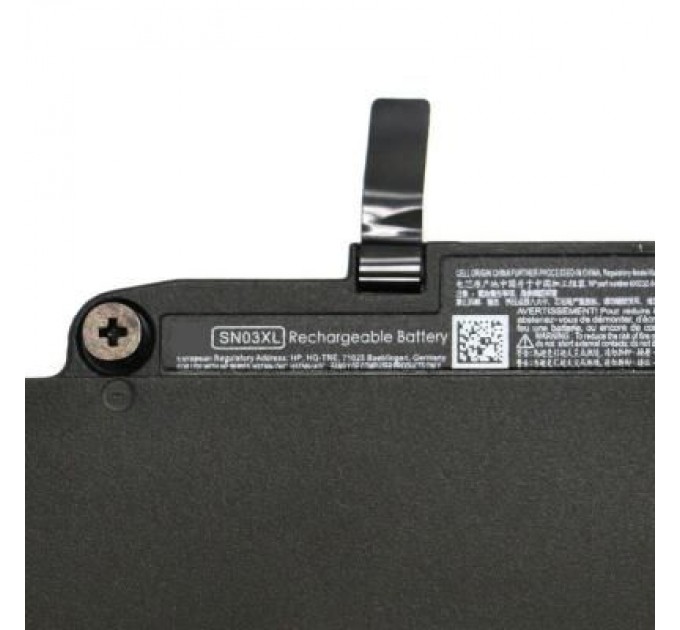 HP Акумулятор до ноутбука HP EliteBook 820 G3 SN03XL, 44Wh (3910mAh), 3cell, 11.4V, Li-Po (A47525)