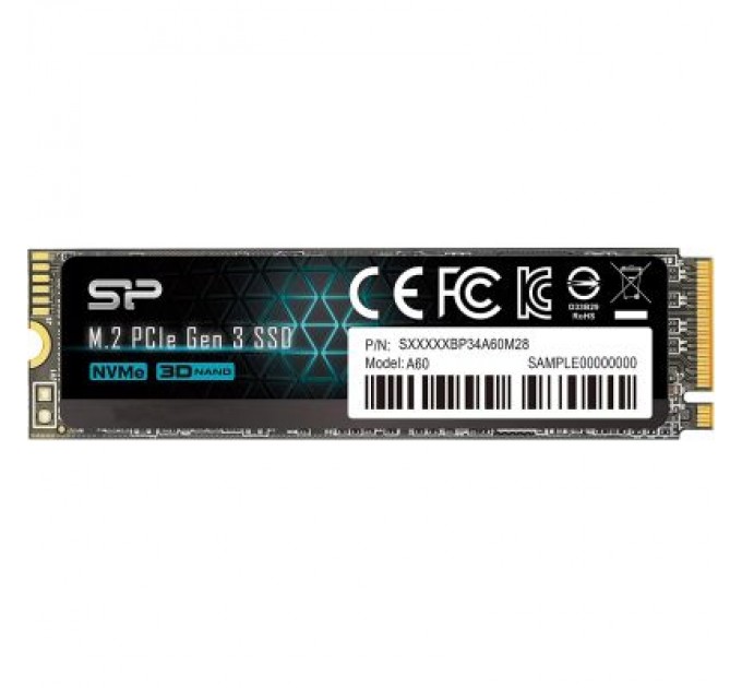 Silicon Power Накопичувач SSD M.2 2280 256GB Silicon Power (SP256GBP34A60M28)