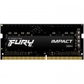 Kingston Fury (ex.HyperX) Модуль пам'яті для ноутбука SoDIMM DDR4 8GB 2666 MHz Fury Impact Kingston Fury (ex.HyperX) (KF426S15IB/8)