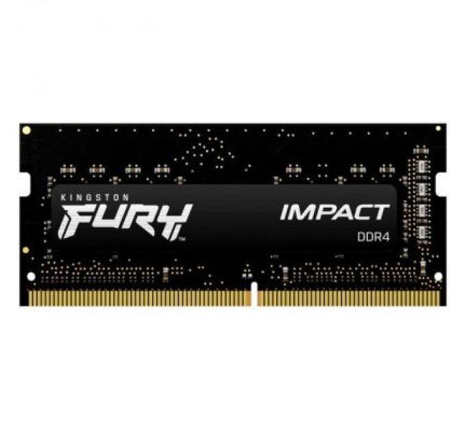 Kingston Fury (ex.HyperX) Модуль пам'яті для ноутбука SoDIMM DDR4 8GB 2666 MHz Fury Impact Kingston Fury (ex.HyperX) (KF426S15IB/8)