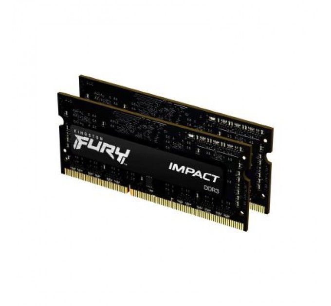 Kingston Fury (ex.HyperX) Модуль пам'яті для ноутбука SoDIMM DDR4 16GB (2x8GB) 2666 MHz Fury Impact Kingston Fury (ex.HyperX) (KF426S15IBK2/16)