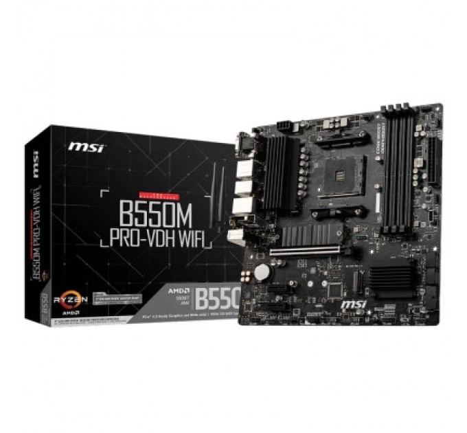 MSI Материнська плата MSI B550M PRO-VDH WIFI