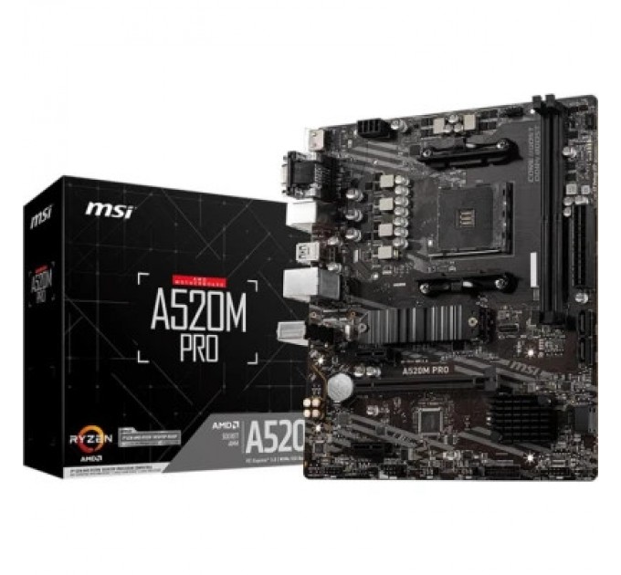 MSI Материнська плата MSI A520M PRO