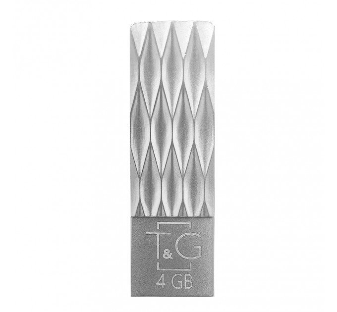 T&G Флеш-накопичувач USB 4GB T&G 103 Metal Series Silver (TG103-4G)