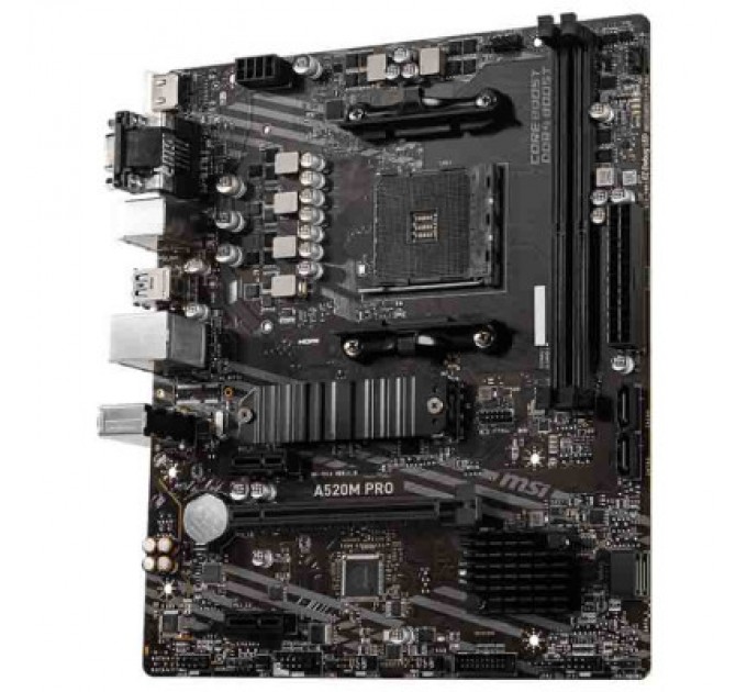 MSI Материнська плата MSI A520M PRO