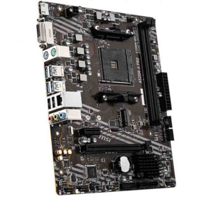 MSI Материнська плата MSI A520M-A PRO