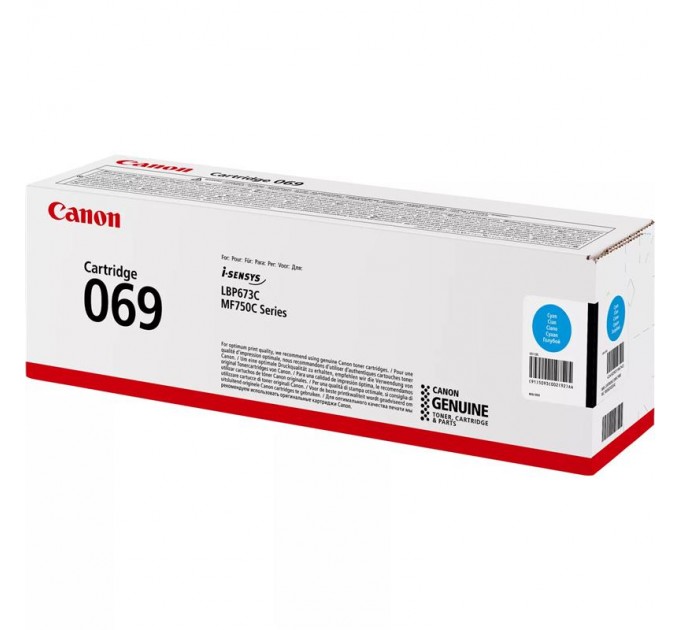 Canon Картридж Canon 069 MF752Cdw/MF754Cdw/LBP673Cdw Cyan (5093C002)